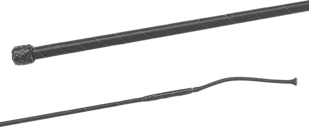 Fleck Lakeroitu kouluraippa Musta