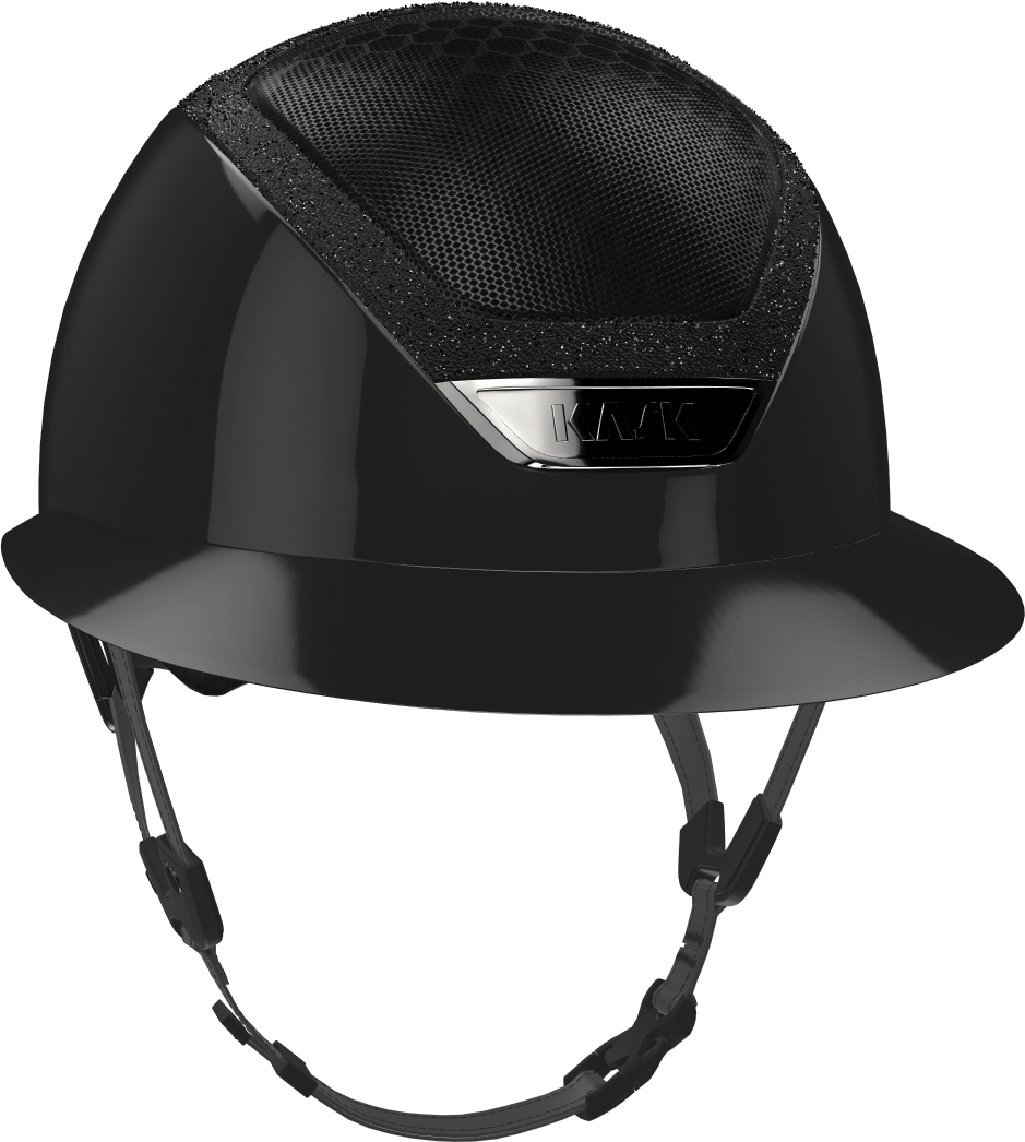 KASK Star Lady Custom crystal frame Musta kiiltävä + musta crystal frame