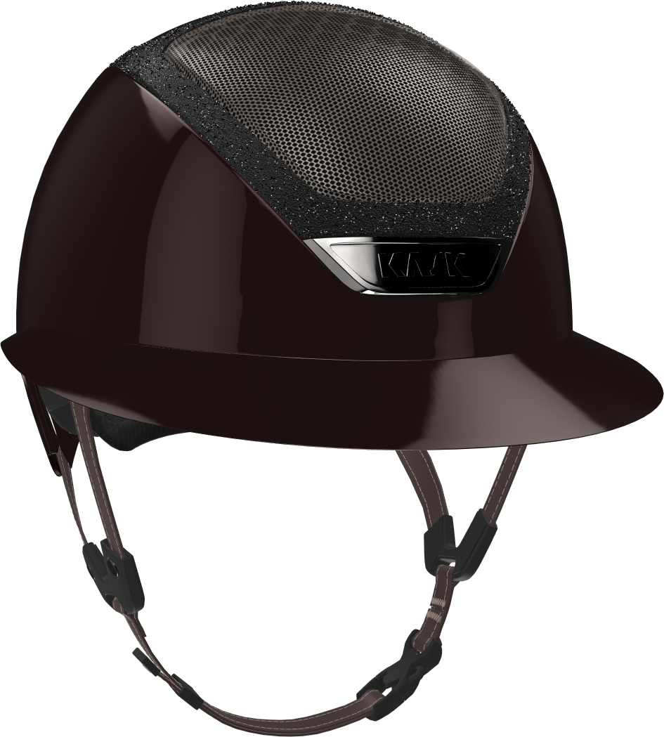 KASK Star Lady Custom crystal frame Ruskea kiiltävä + musta crystal frame