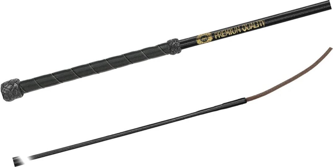 Fleck Lakeroitu kouluraippa Musta