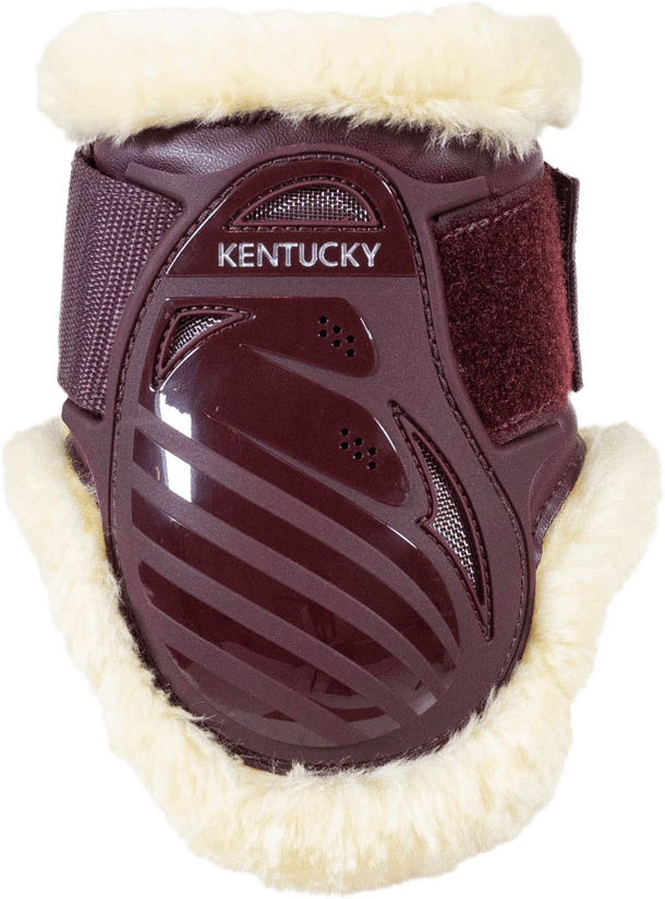 Kentucky Young Horse takasuojat karvalla Bordeaux