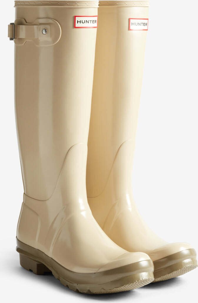 Hunter Original Tall Gloss kumisaappaat Gravel/Kettle