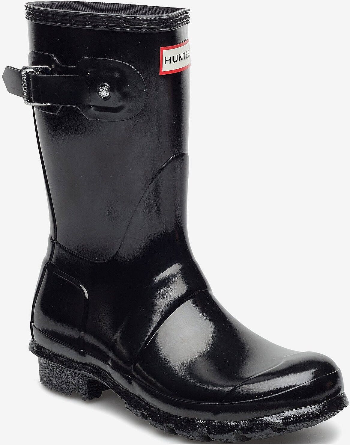 Hunter Original short gloss kumisaappaat Musta