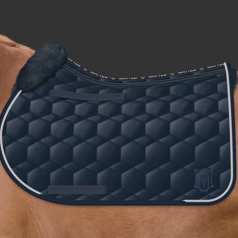 Mattes Lampaankarva correction huopa Navy/Hopea