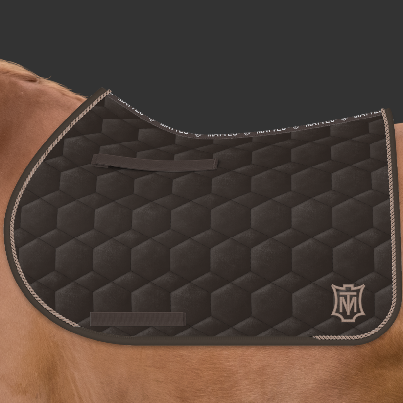 Mattes Velvet Square satulahuopa Ruskea/Pigeon