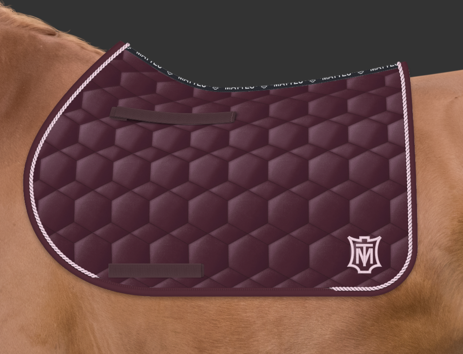 Mattes Sheen Square Pad satulahuopa Blackberry/Lilac