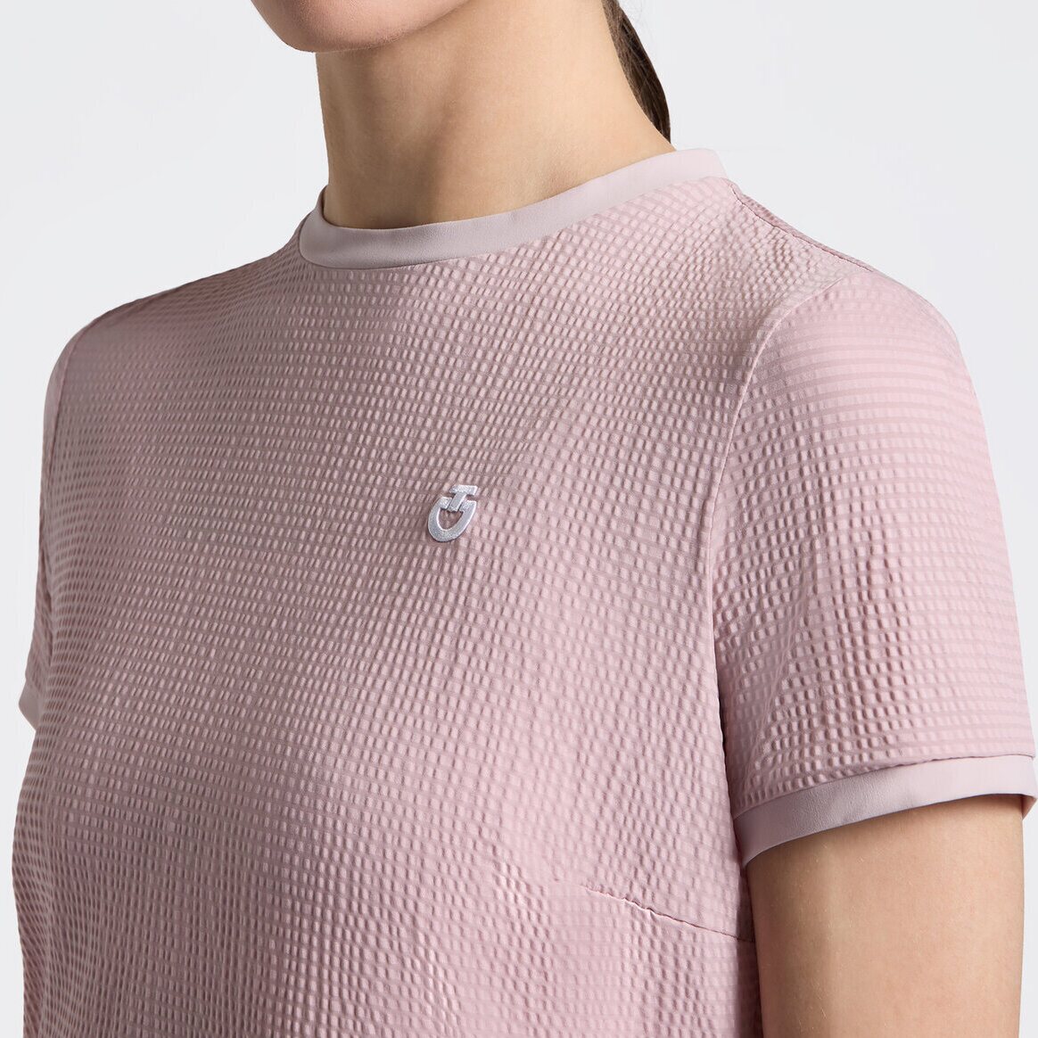 Cavalleria Toscana Stripe Jersey T-paita Violet Ice