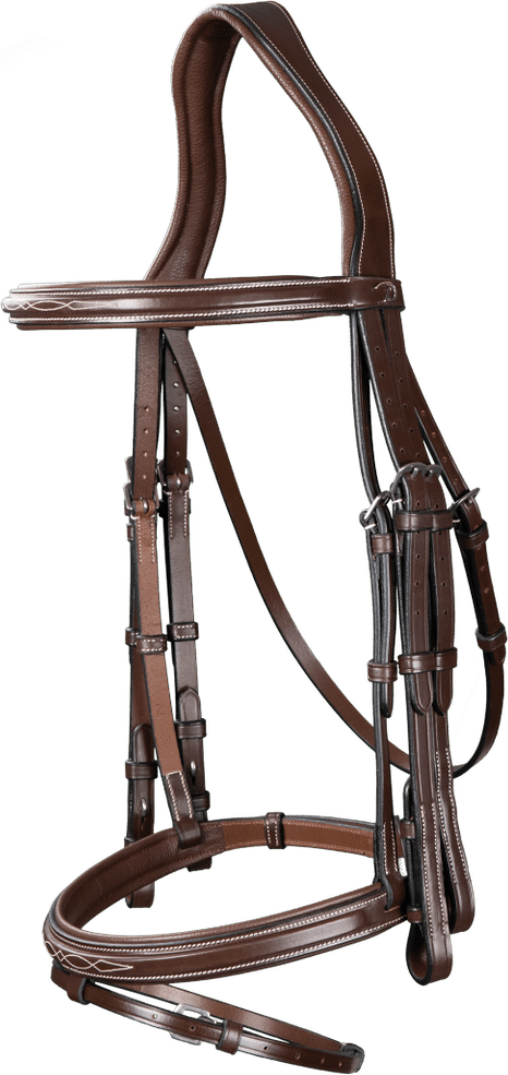 Dy'on Flash noseband kankisuitset Ruskea