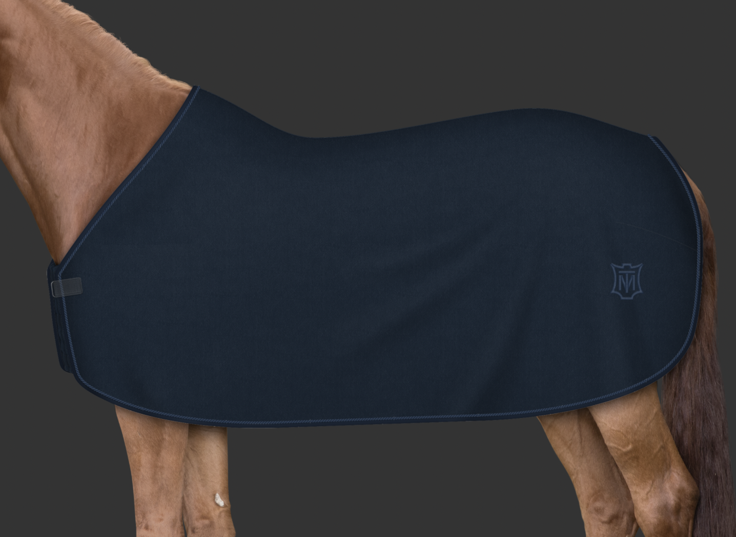 Mattes custom fleece-loimi Navy