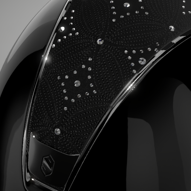 Samshield Miss Shield 2.0 Custom Glossy Celestial Crystal Musta