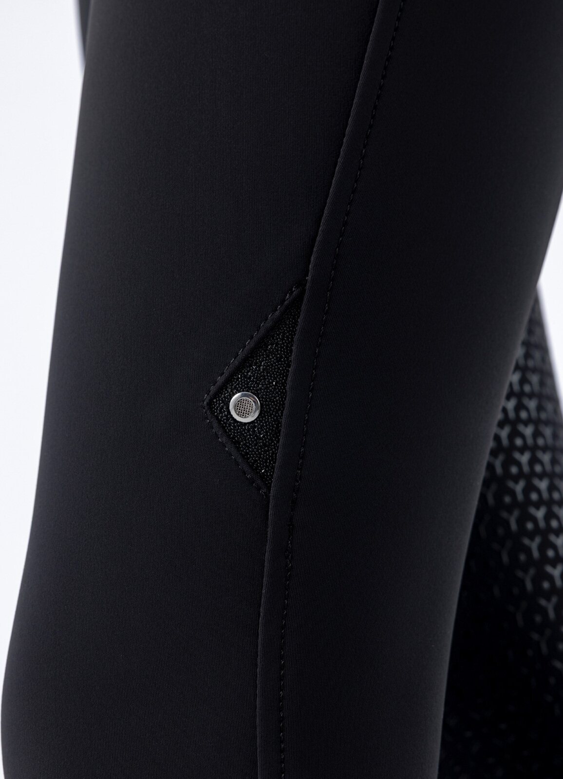 Equiline Crystalef fullgrip ratsastushousut Musta