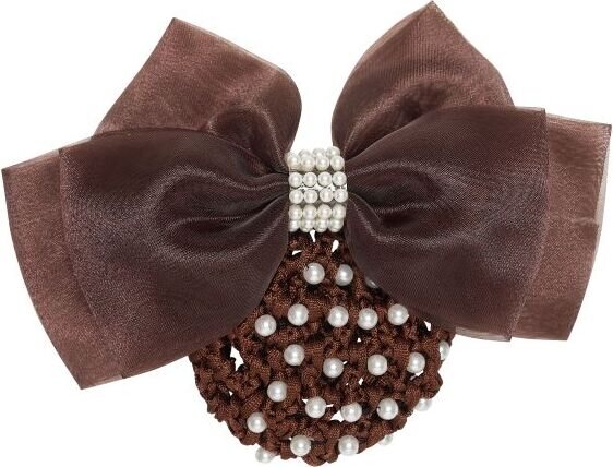 Imperial Riding Hiusverkko helmillä Ruskea