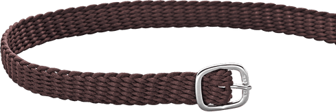 Sprenger nylon kannusremmit Ruskea