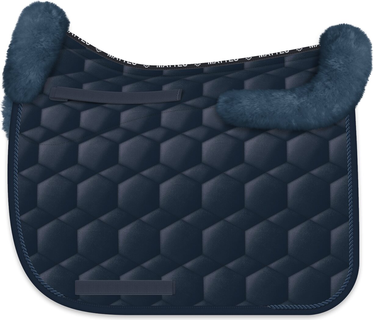 Mattes Sheen lampaankarvasatulahuopa Navy/Navy