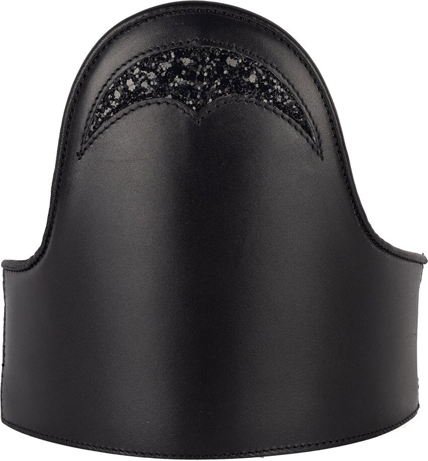 Alberto Fasciani Vienna Custom Wing ratsastussaappaat Black Glitter Wing