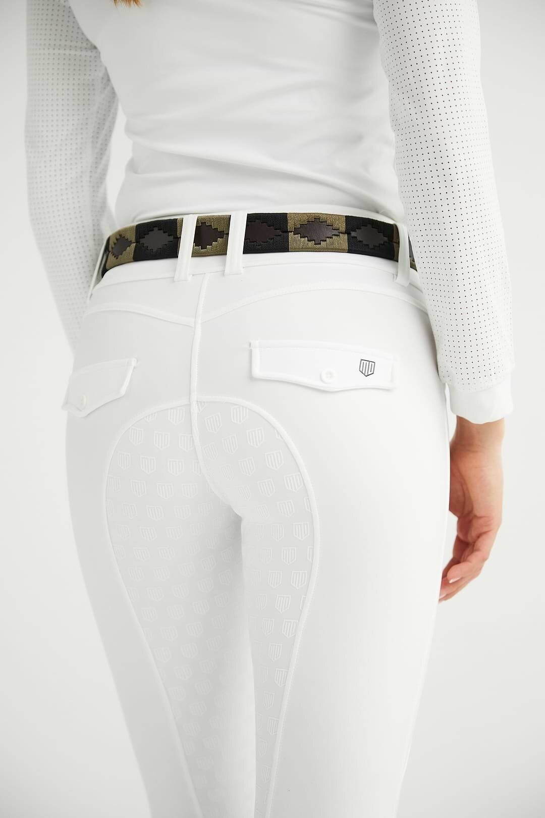 Maya Delorez Admira Compression Breeches Full Seat ratsastushousut Valkoinen