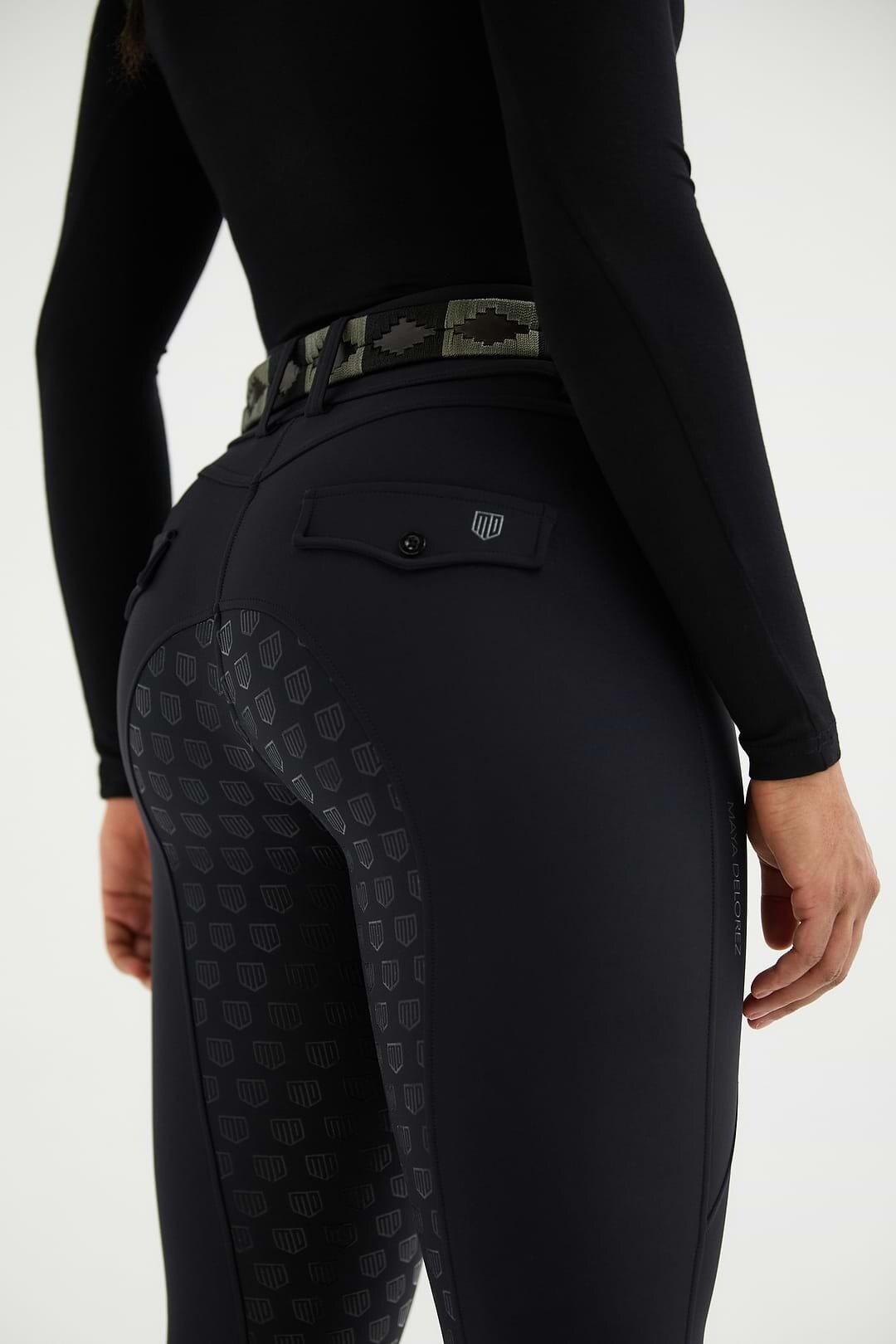 Maya Delorez Admira Compression Breeches Full Seat ratsastushousut Musta