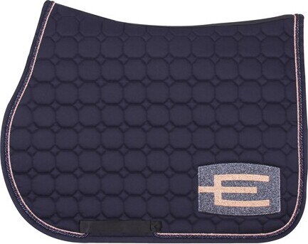 Equiline Octagon E-logo satulahuopa 2-nyörillä Navy/Ruusukulta