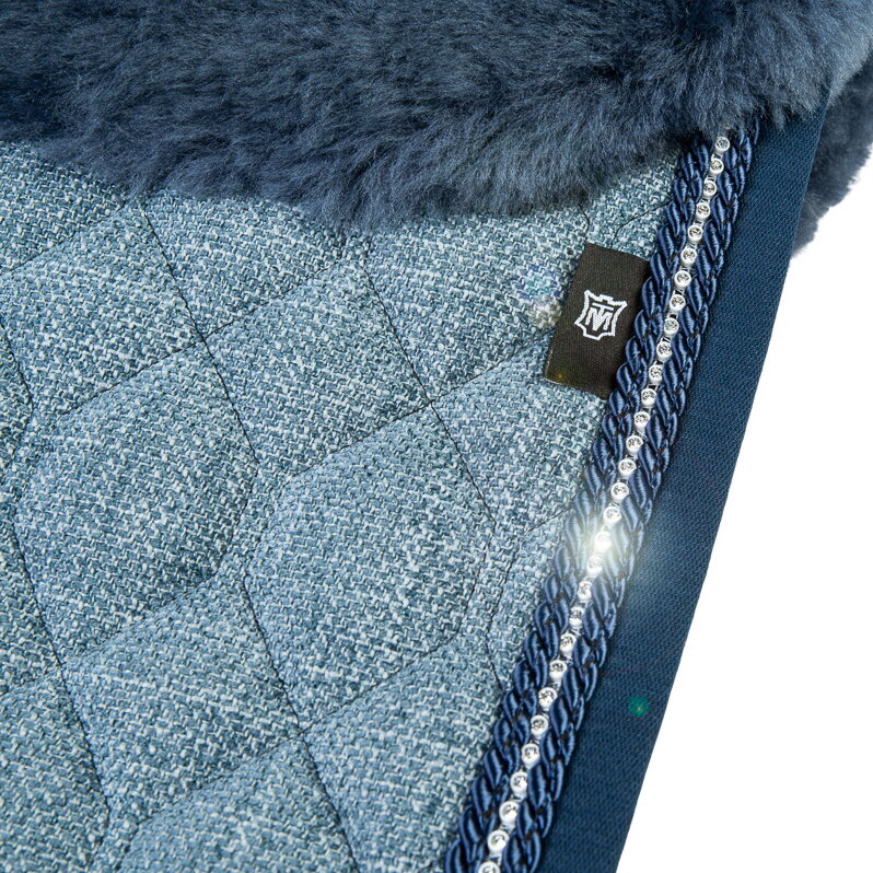 Mattes AW26 Gimora Crystal satulahuopa lampaankarvalla Evening Blue