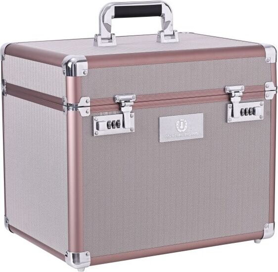 Imperial Riding Grooming box shiny hoitolaatikko Taupe Herringbone