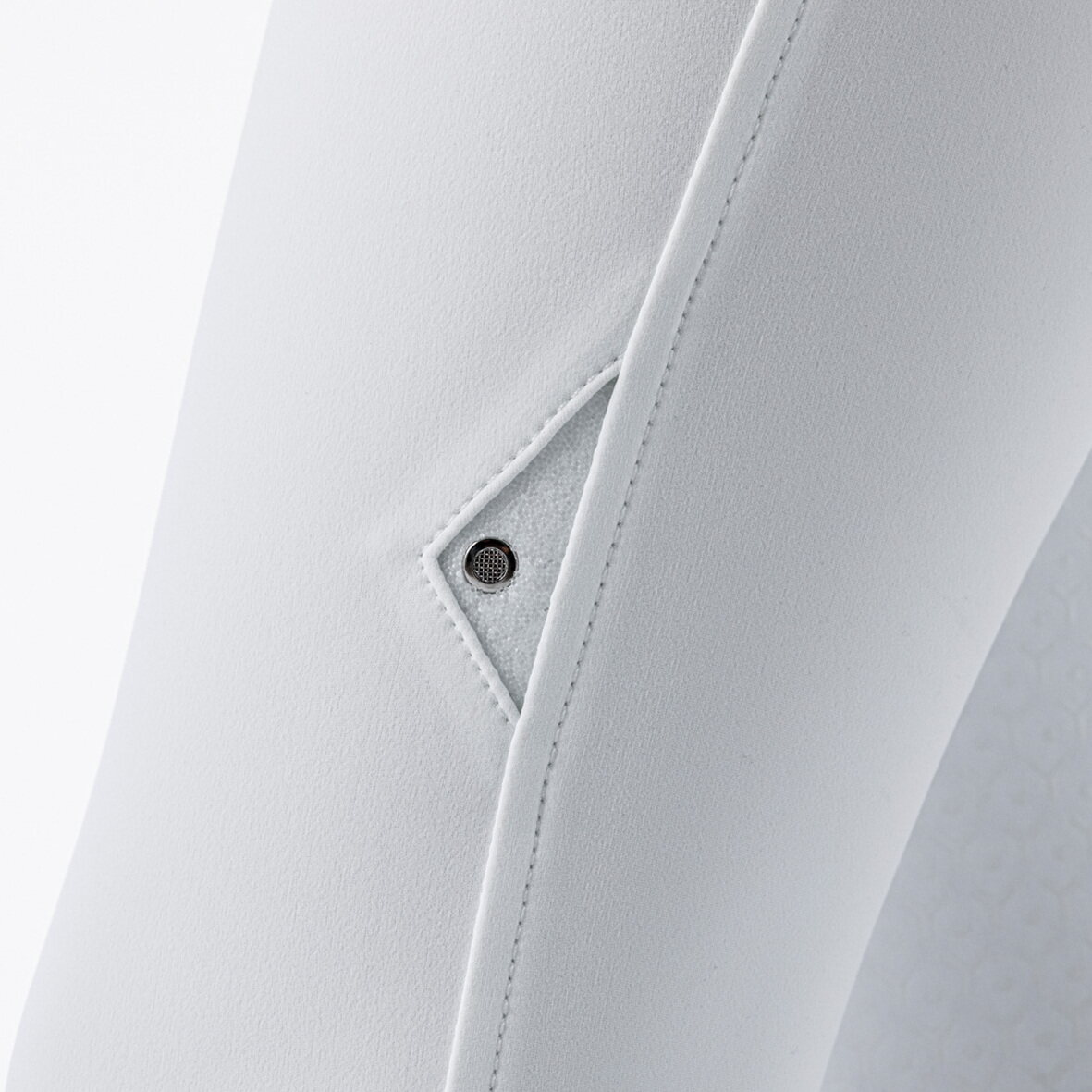 Equiline Crystalek kneegrip ratsastushousut Valkoinen