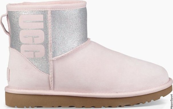 UGG Classic Mini Logo Sparkle jalkineet Seashell Pink