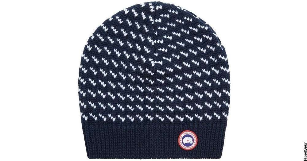 Canada Goose Ladies Birdseye Beanie Ink Blue/Valkoinen