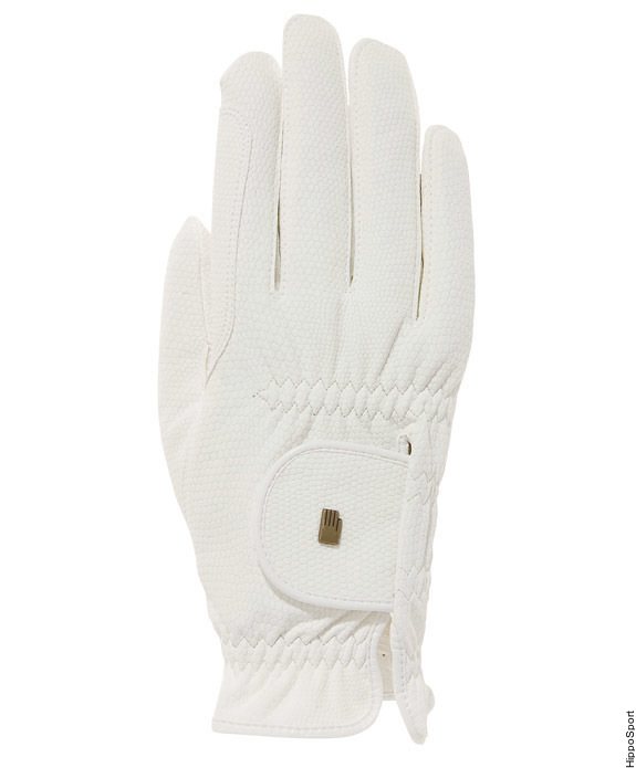 Roeckl Roeck-Grip ratsastushanskat Valkoinen