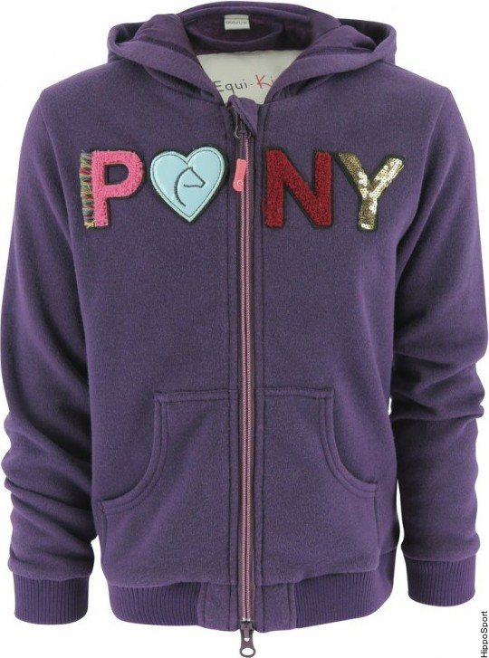 EquiThéme Olga lasten huppari Violetti