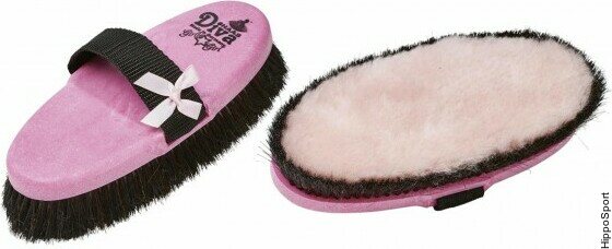 Haas Diva harja lampaankarvalla Pinkki