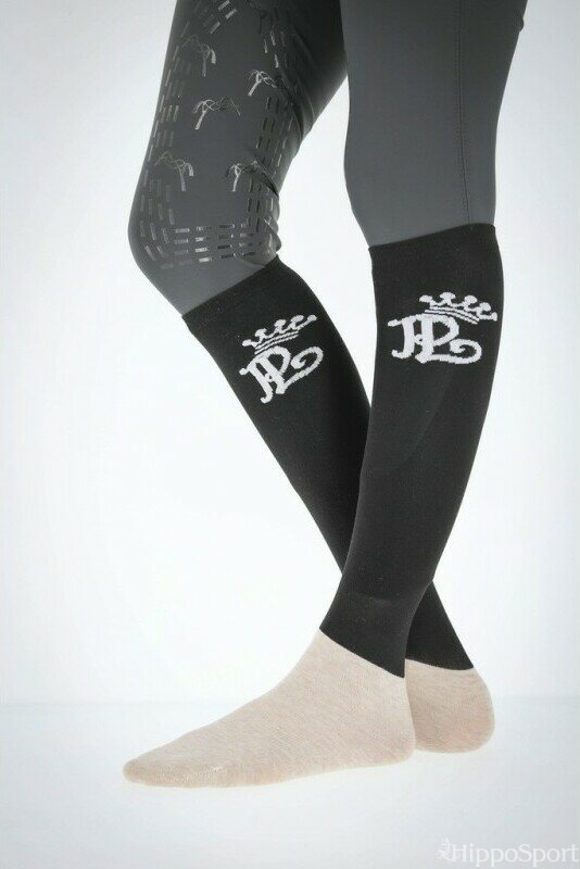 Pénélope Concours ratsastussukat Musta/kerma