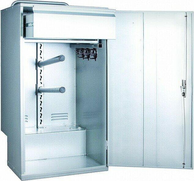 Alfako MINI steel kisakaappi Hopea