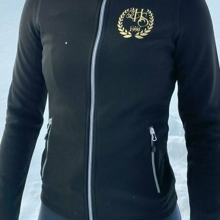 Linda tekninen collegetakki Musta