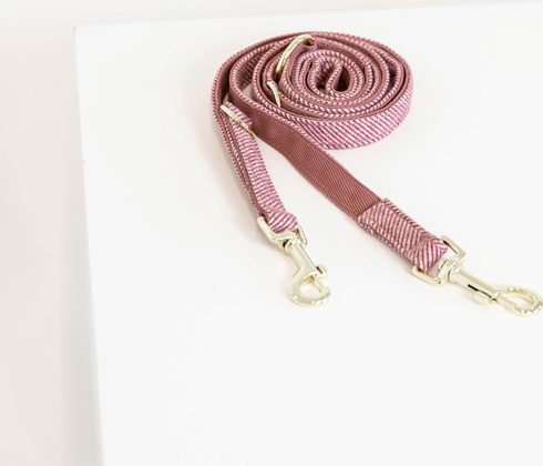 Kentucky Wool koiran talutushihna Vaaleanpunainen