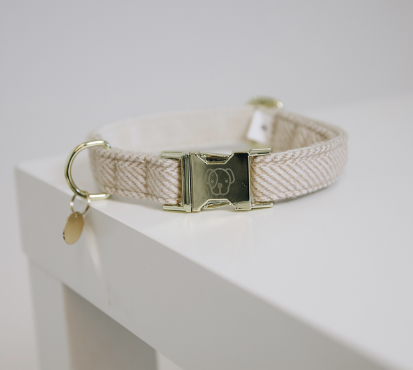 Kentucky Wool koiran kaulapanta Beige