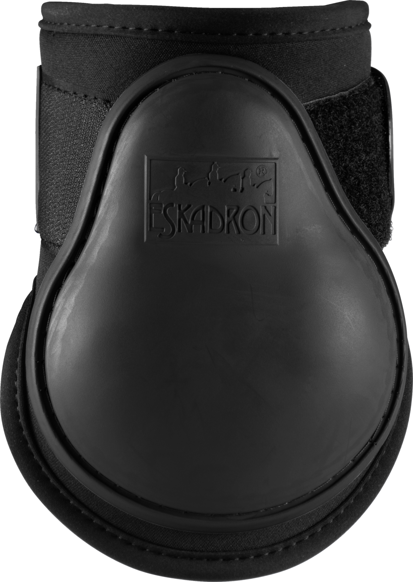 Eskadron takasuojat ponille Musta