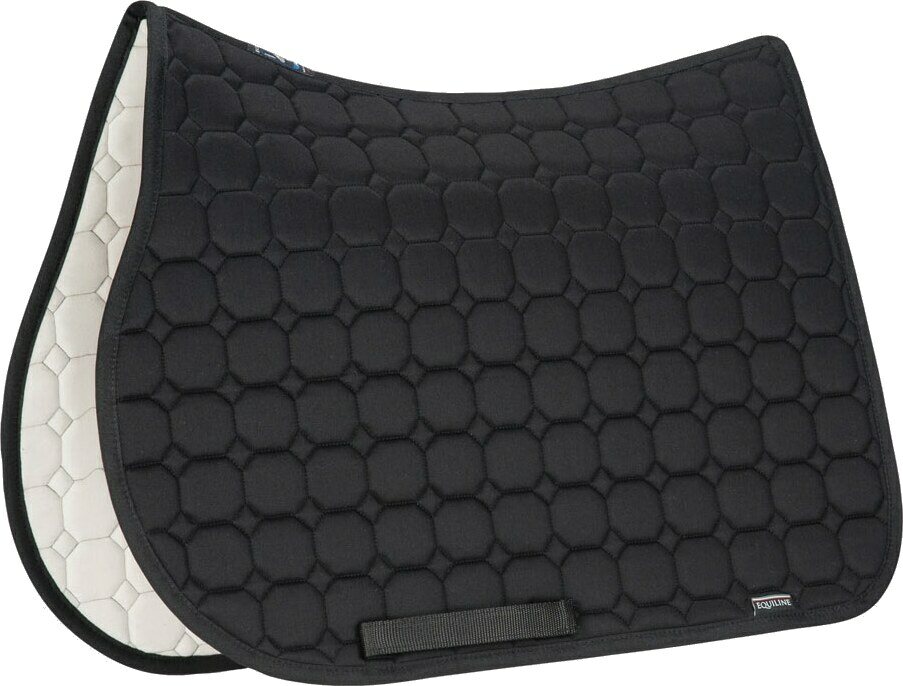 Equiline Octagon Pony satulahuopa Musta