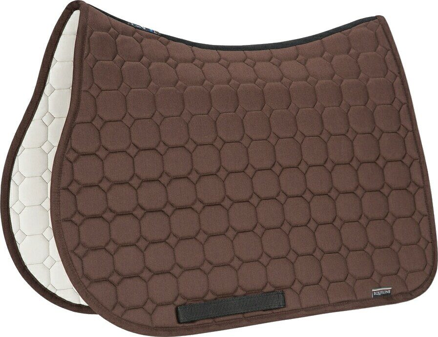 Equiline Octagon Pony satulahuopa Ruskea