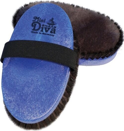 Haas Diva harja lampaankarvalla Sininen