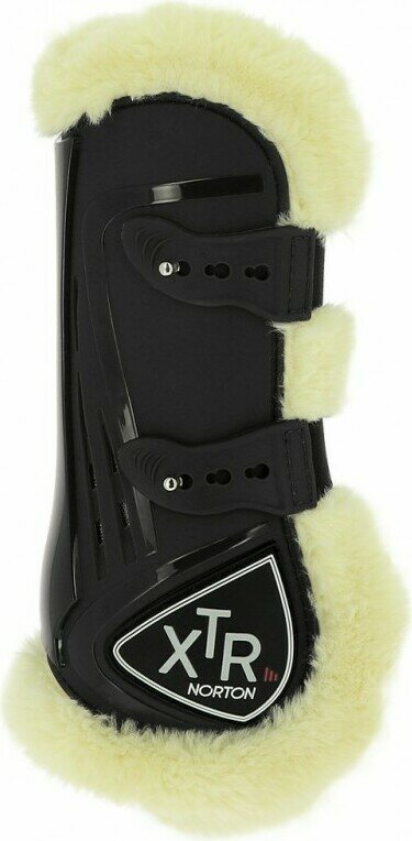 Norton XTR jännesuojat karvalla Musta