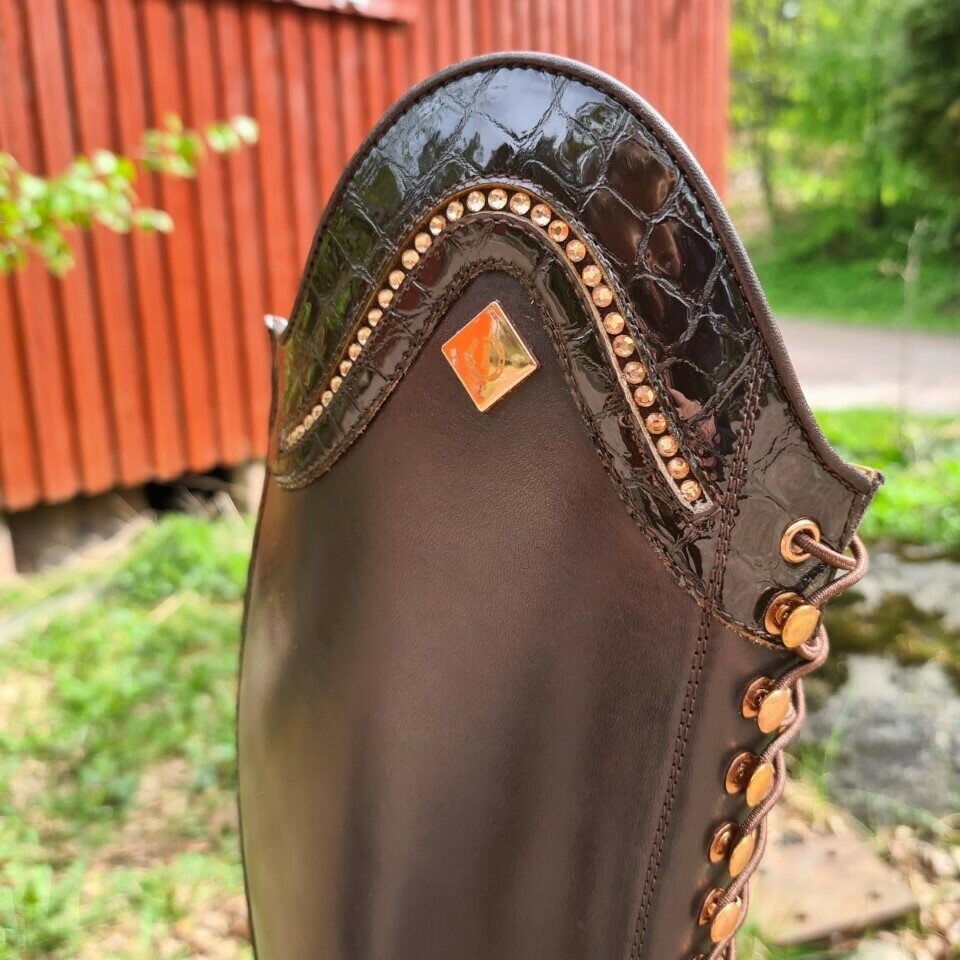 Imperial Riding Olania Dressage ratsastussaappaat Ruskea/Croco