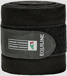 Equiline fleecepintelit, 4kpl Musta