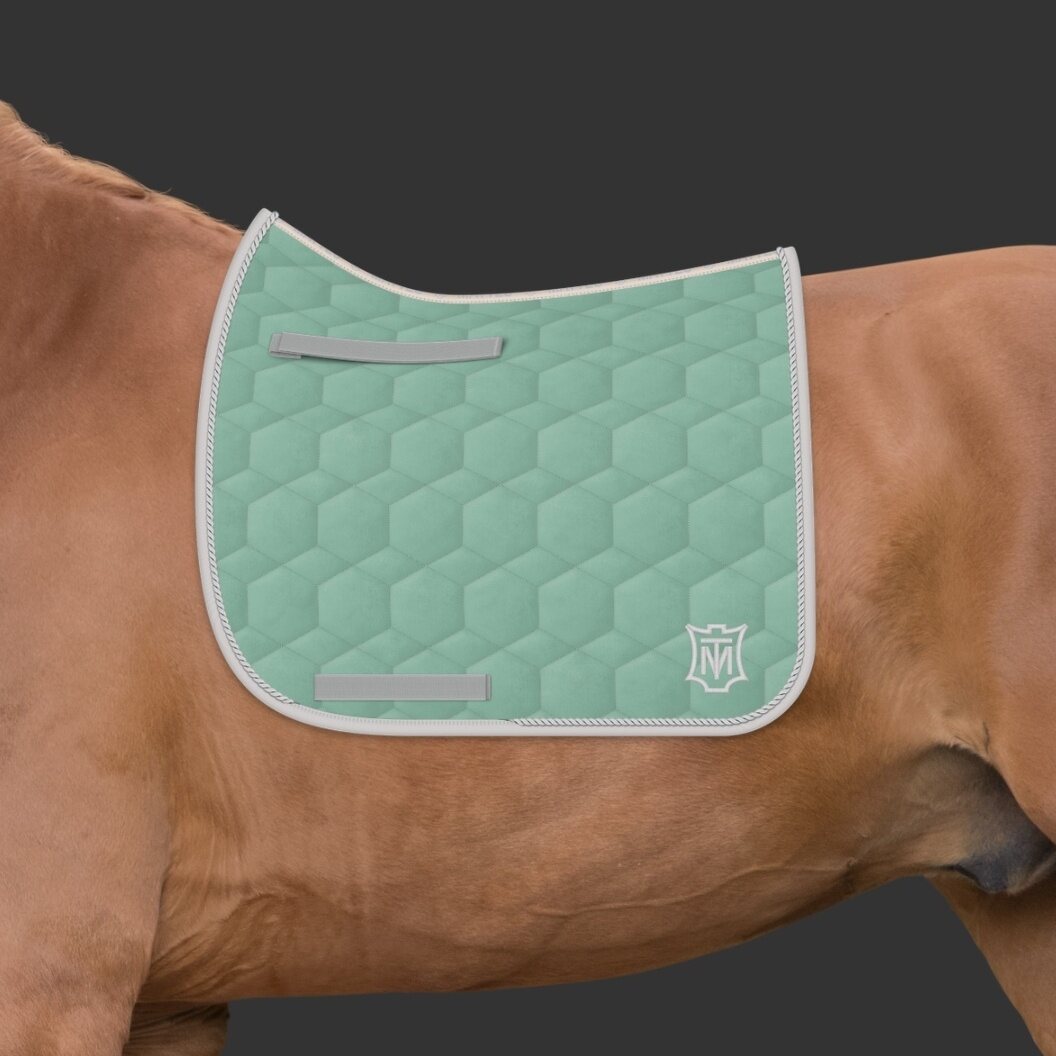 Mattes Velvet Square satulahuopa Pale Jade