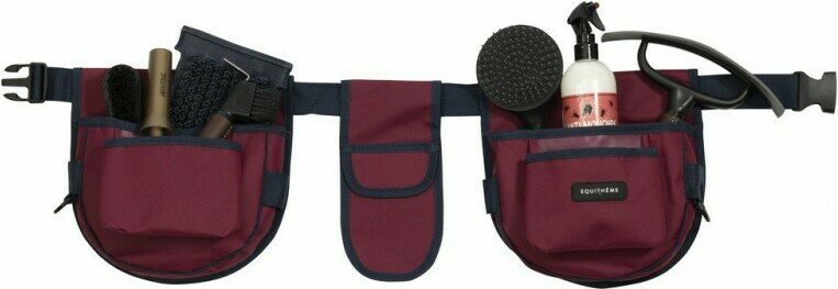 EquiThéme letityslaukku Burgundy/Navy