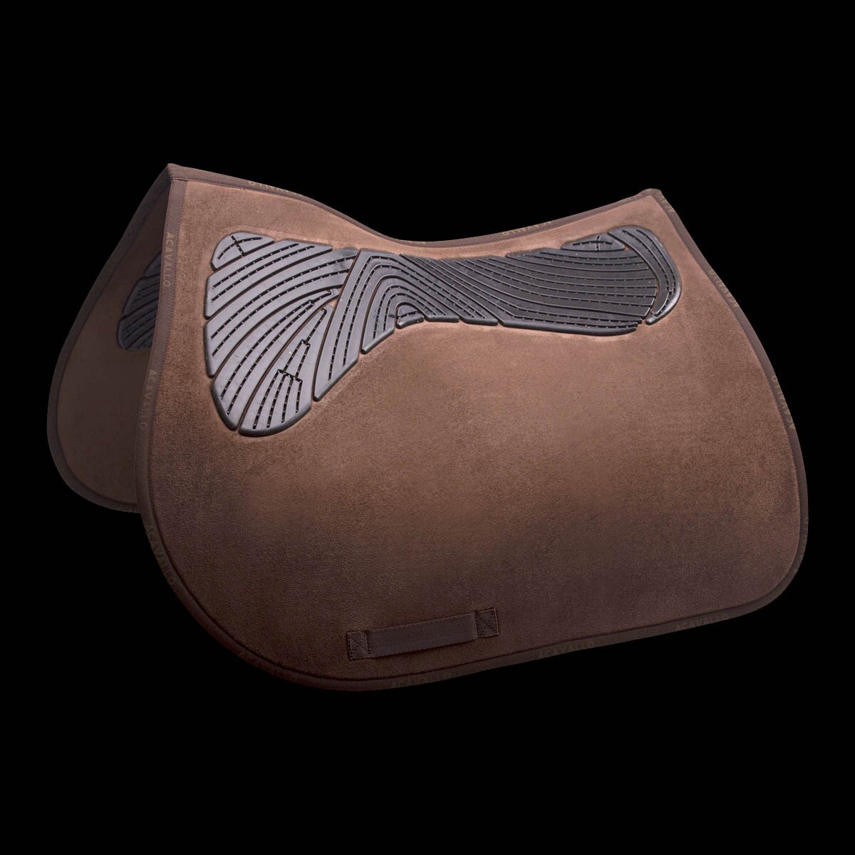 Acavallo Twin Sided Gel Pad liukuestehuopa Ruskea