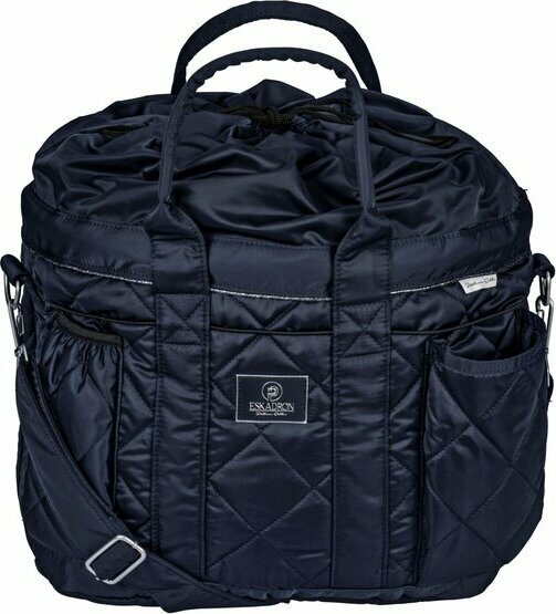 Eskadron Platinum Glossy Quilted harjakassi Navy