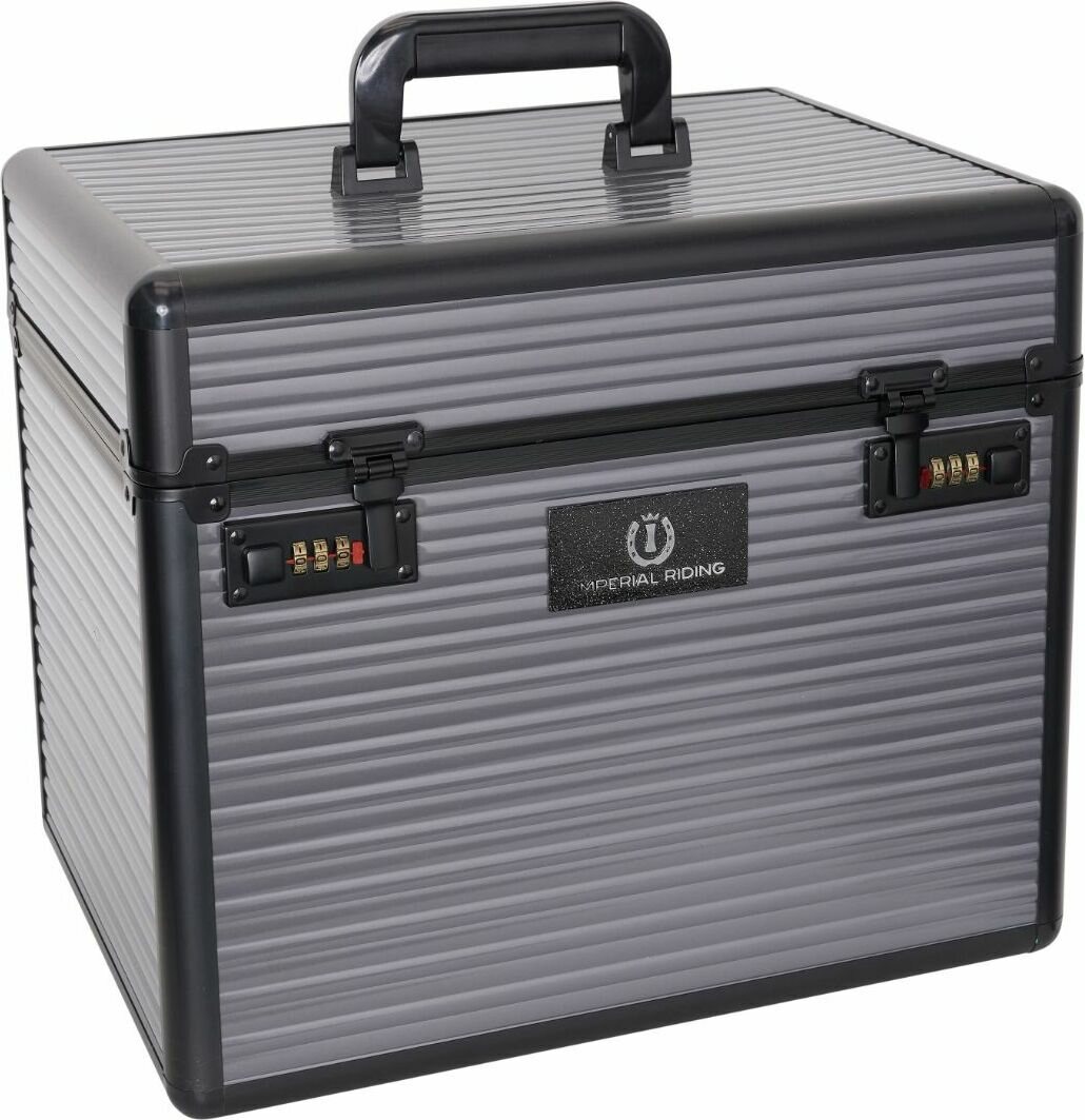Imperial Riding Grooming box shiny hoitolaatikko Dark Grey