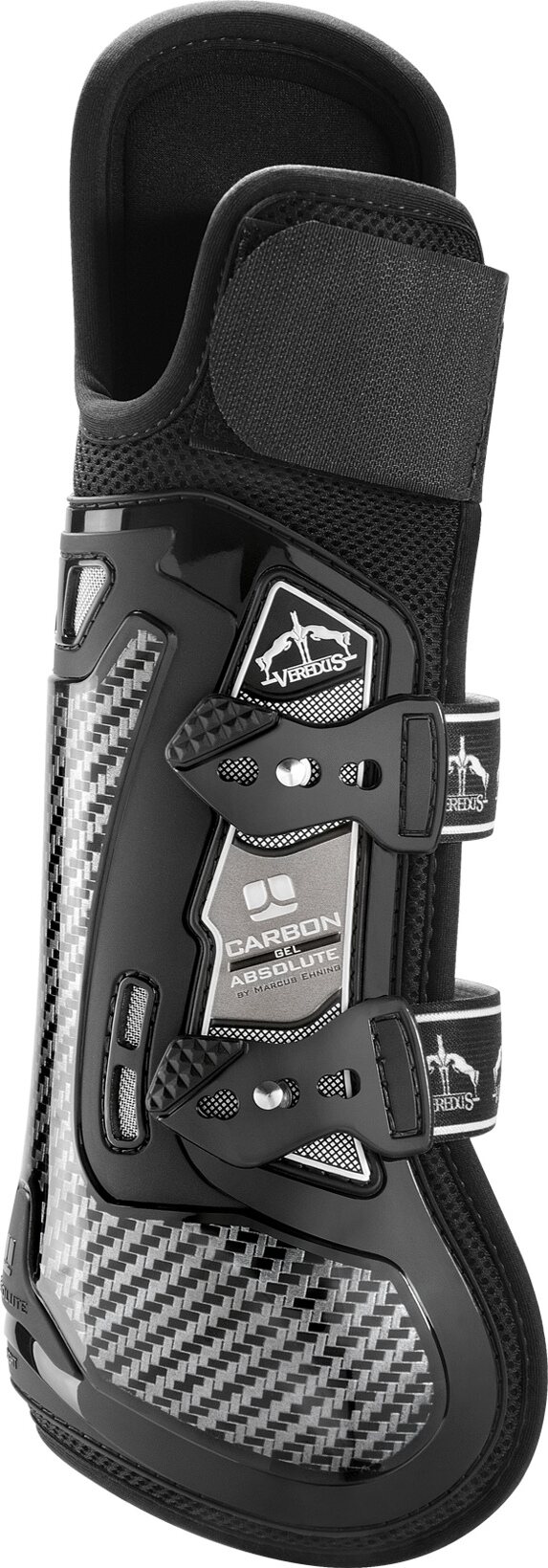 Veredus Carbon Gel Absolute XPro etusuojat Musta