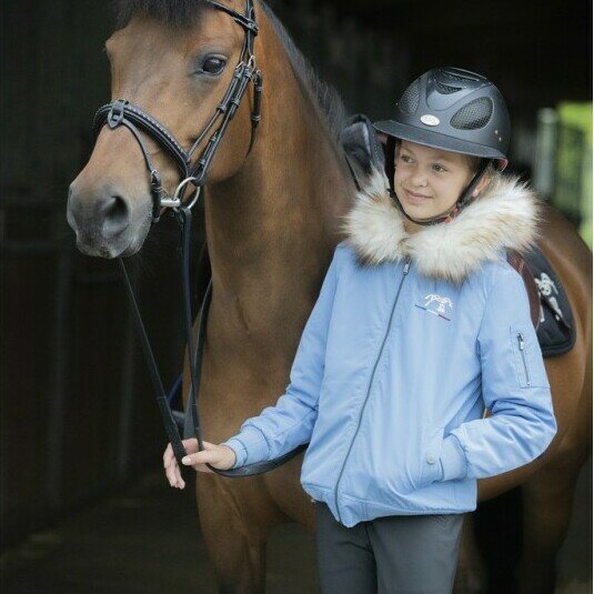 Pénélope Eden Lyon lasten bombertakki Arctic Blue