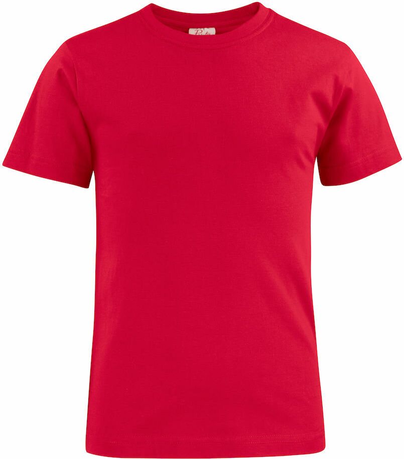 Lasten puuvillainen t-paita Heavy t-shirt Jr Punainen (400)